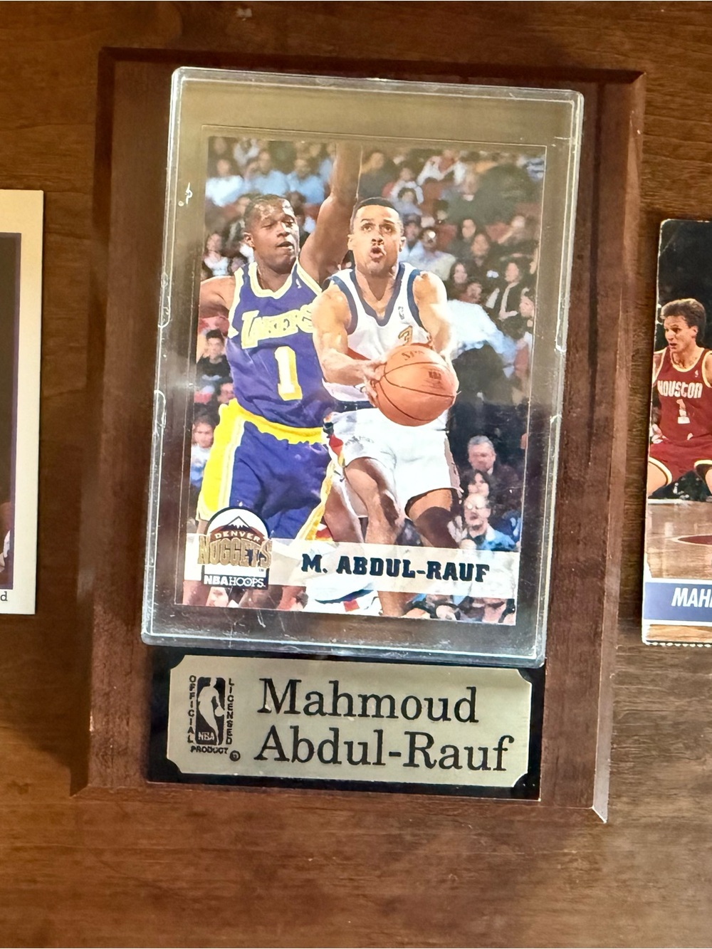 Mahmoud Abdul-Rauf (previously known as Chris Jackson) Denver Nuggets 3 piece